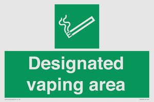 Designated vaping area